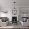 Ekena Millwork Classic Ceiling Medallion (Fits Canopies up to 12 3/4"), 18 5/8"OD 4"ID x 1 1/8"P, Americana CM19CLAMF - alternate 5